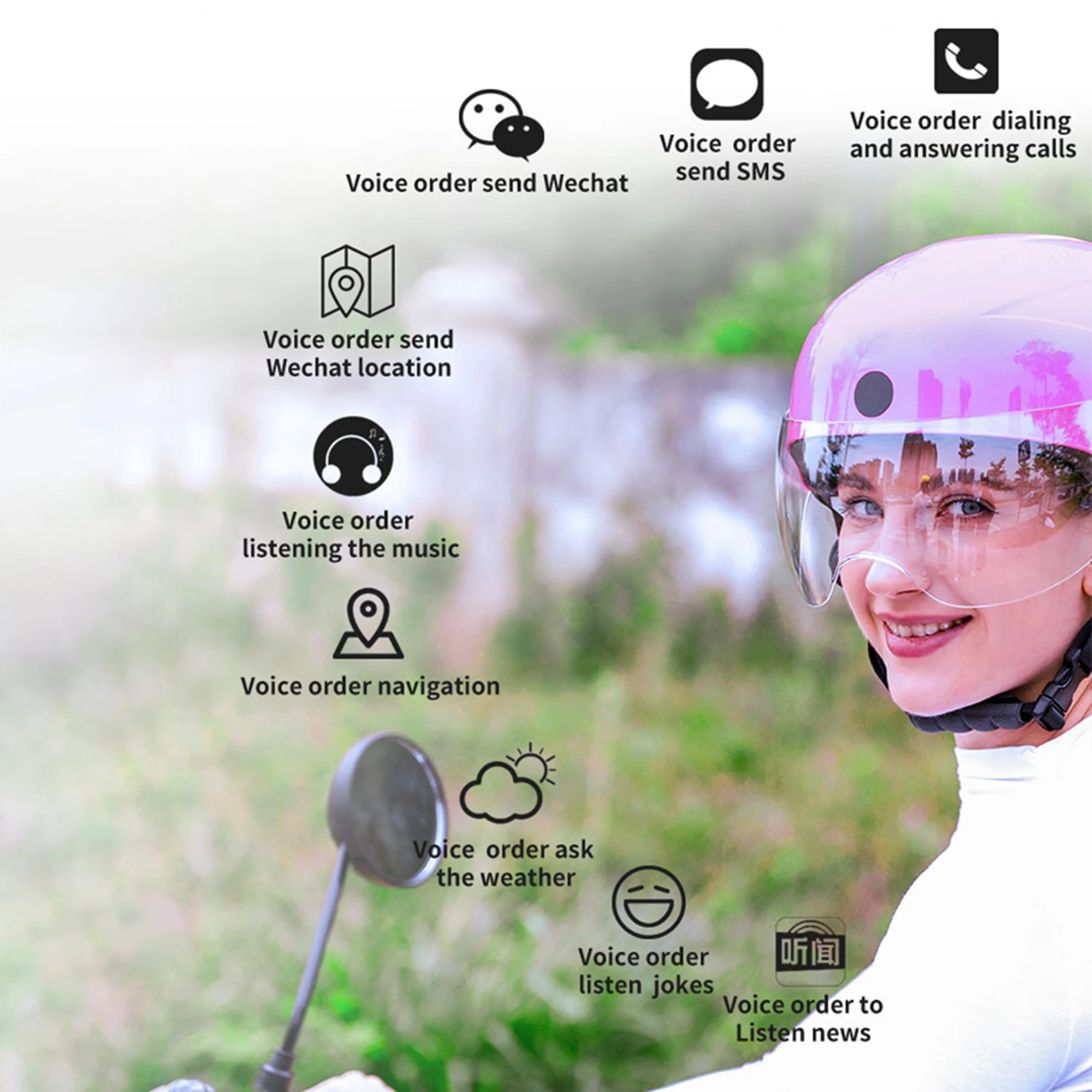 Waterproof Half face Motorcycle helmet camera recorder Bicycle Sports Camera Mountain Bike Motorcycle Helmet Camcorder