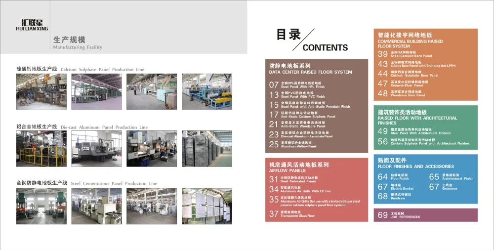 Jiangsu Huilian Anti-static Raised Floor System Price for Data Center