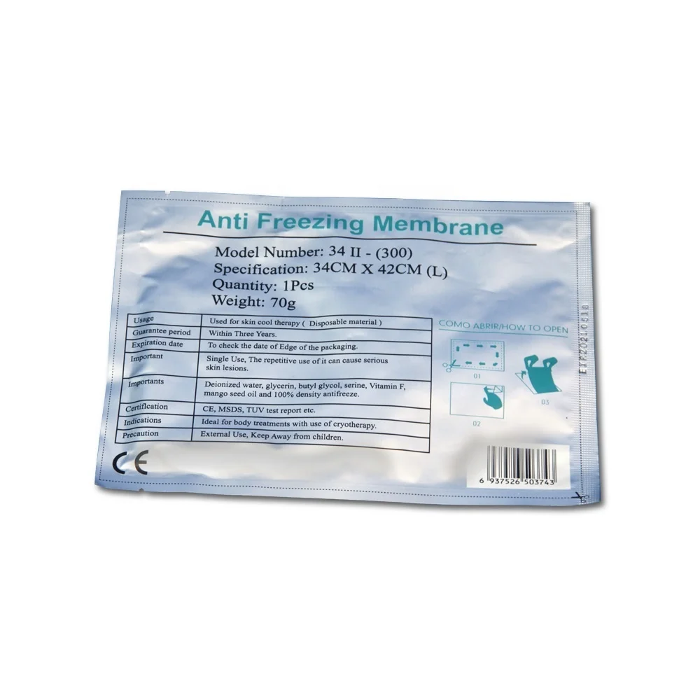 Cryo Machine Skin Protect Freezefats 27*30cm 34*42cm Anti Freeze Membrane