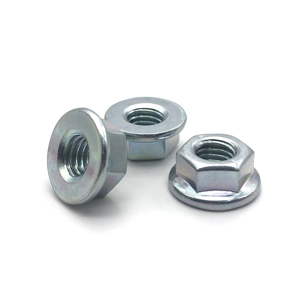 Professional Manufacturer hex flange nut m10 flanged nut flange nut price