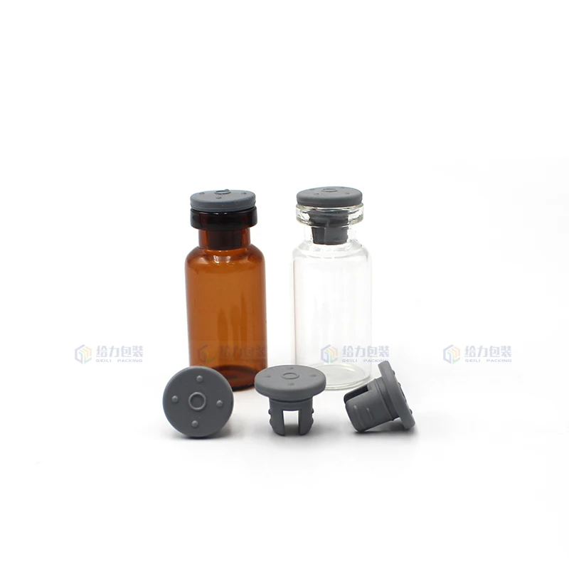 13mm Bromobutyl Rubber Stopper For Injection Antibiotics Vials