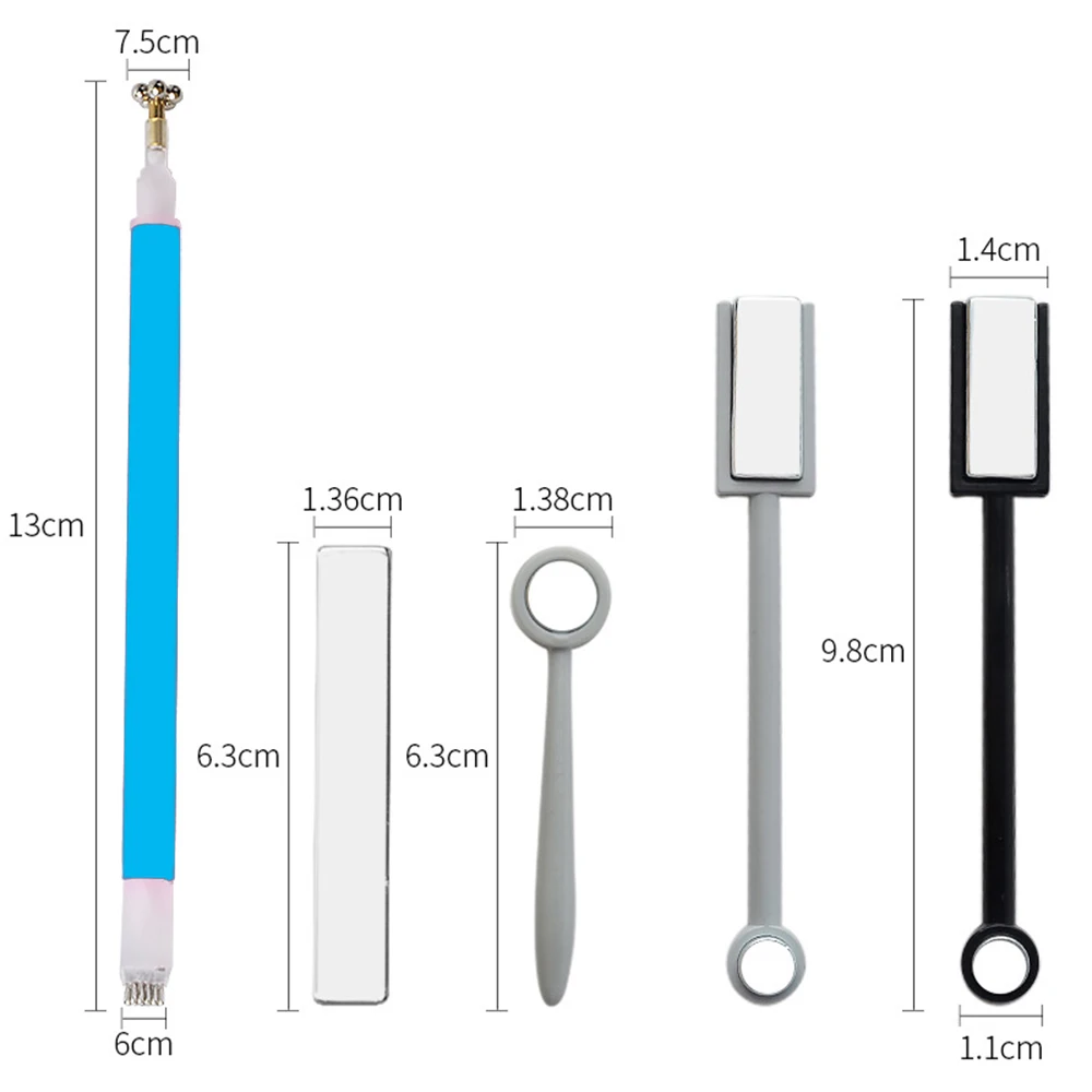 8 Styles Nail Magnetic Pens Strong Sticks Cat Eye Gel Polish Tool Set With Double Head Flower Design magnet for manicure