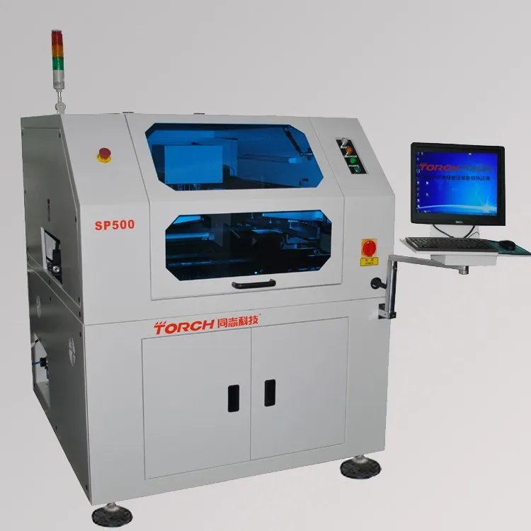 TORCH SP500 Direct Full Automatic Visual PCB Stencil Printer with Low Price Online Screen