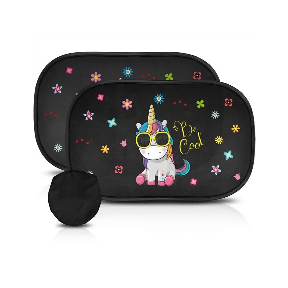Summer Car Sun Shade Cartoon Auto Side Window Sunshade UV Protection