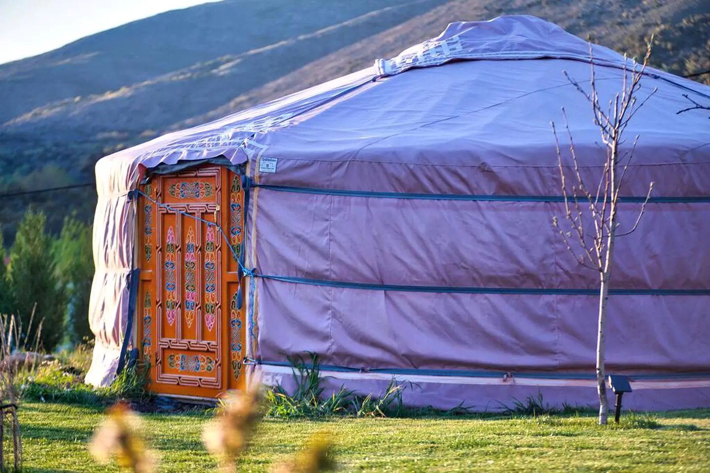 wooden frame Mongolian Yurt