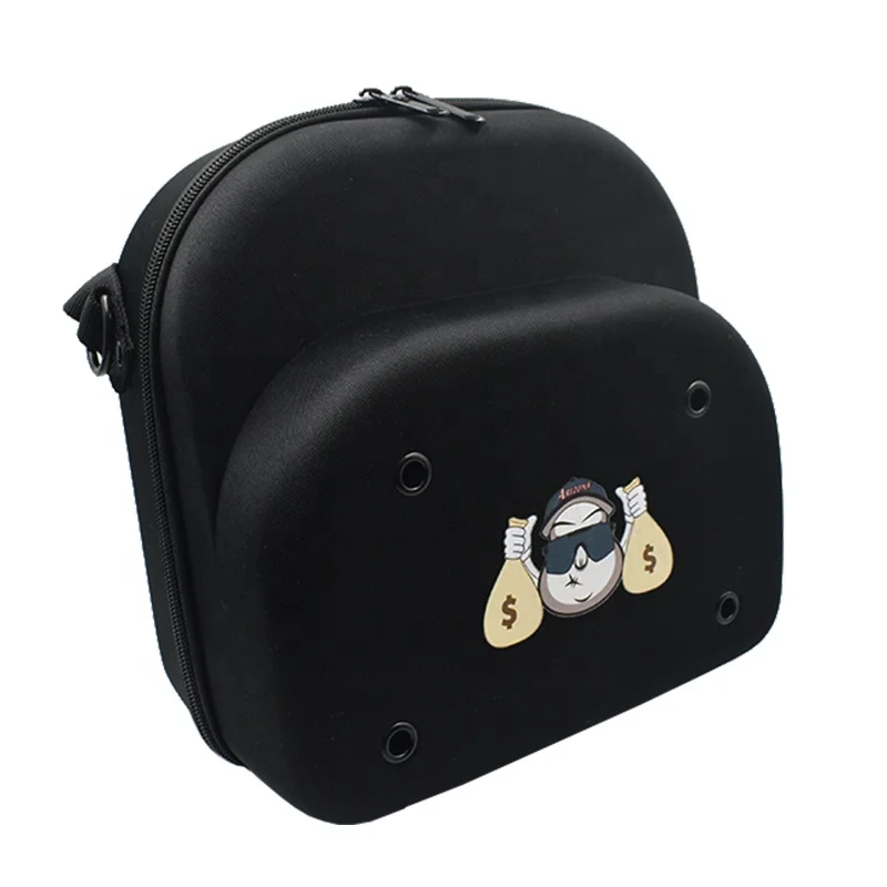 Wholesale 3 Hat travel case guangdong with shoulder strap eva hard shell baseball cap case bags for storage and traveling