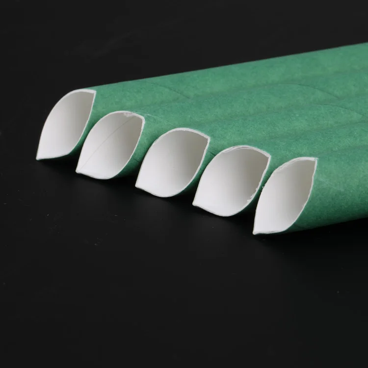 Eco Friendly Large Diameter Bamboo Fiber Paper Straw Style Wholesale Sales Degradable Paper Straw for Coffee Milk Tea Party