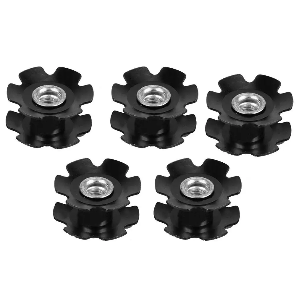 M6 M8 M10 Tube Threaded Insert Nut Bicycle Core Round Tube Fork Headset Star Nut