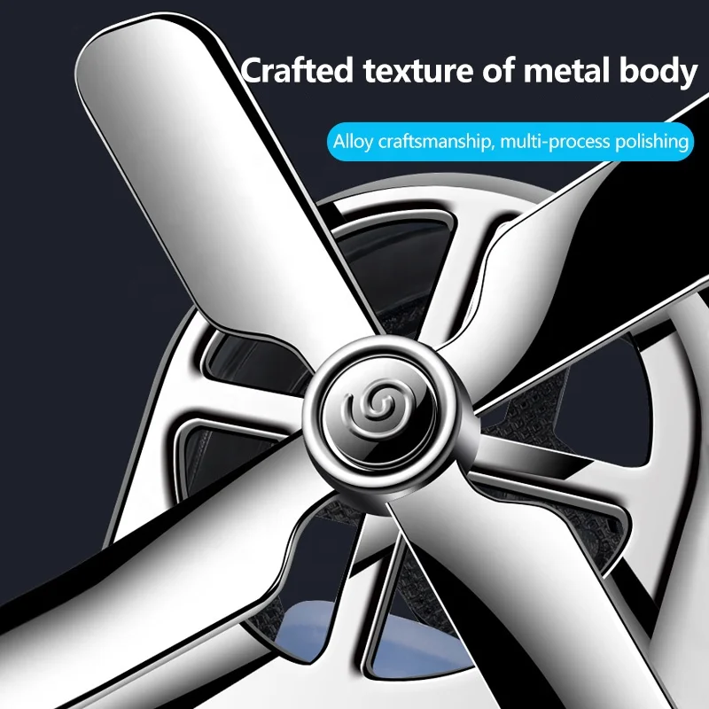 2021 Latest High Grade Essential Oil Vent Clip Aluminum Alloy Solid Car Air Freshener Car Air Scent Perfume Diffuser