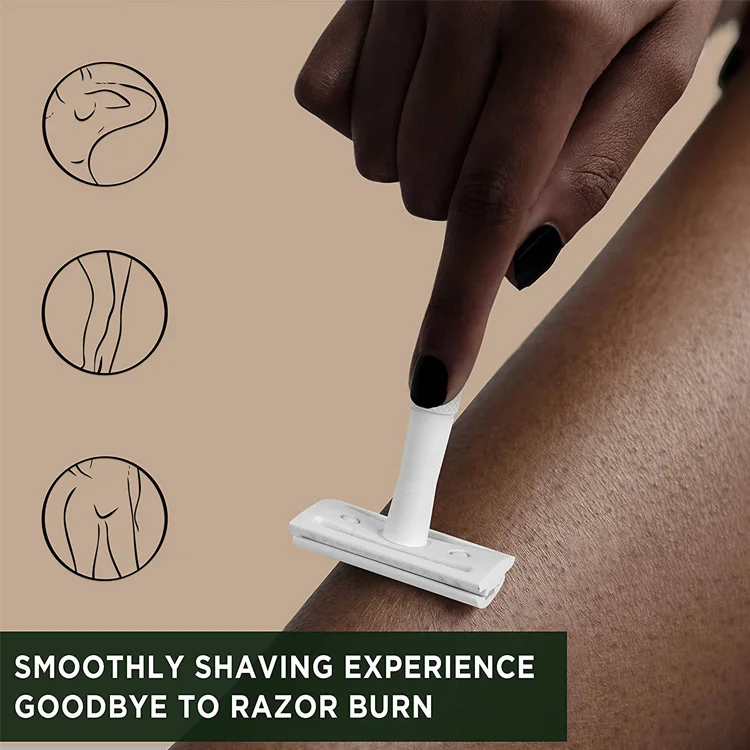 Amazon Hot Selling RTS Shaving Face & Body Hair Removal Safety Razor Lady Shave
