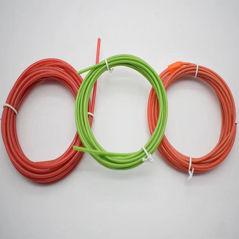  Надежная ТПУ Скакалка с покрытием фабричная скакалка спортивные детали для прыжков 4 мм