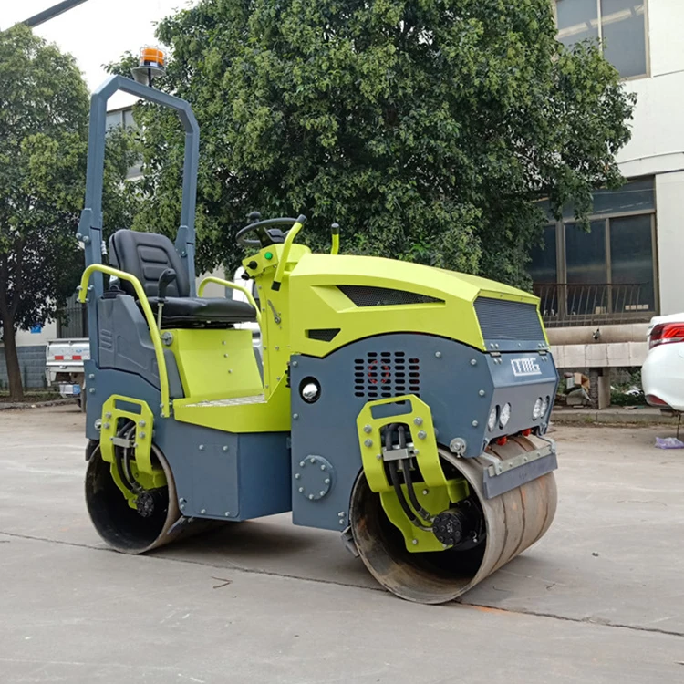 LTMG LTC1 mini road machinery 1 ton compactor roller steel vibratory road roller compactor in stock