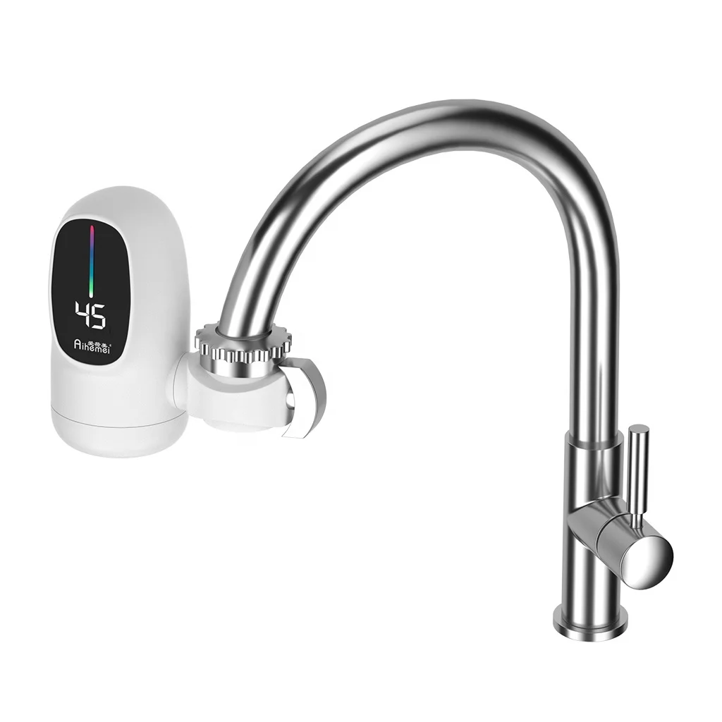 Hot Selling 3s Instant Tankless 3200w Hot Water Heater Fast Heating Tap Electric Water Faucets Best Electric Water Tap Kitchen