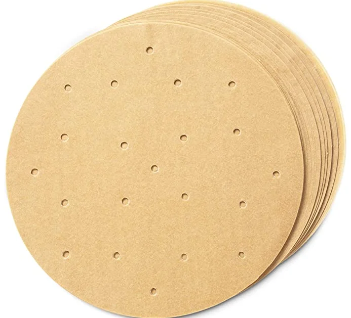 8-inch high-quality round steaming paper for steaming and baking dim sum steamer baking paper