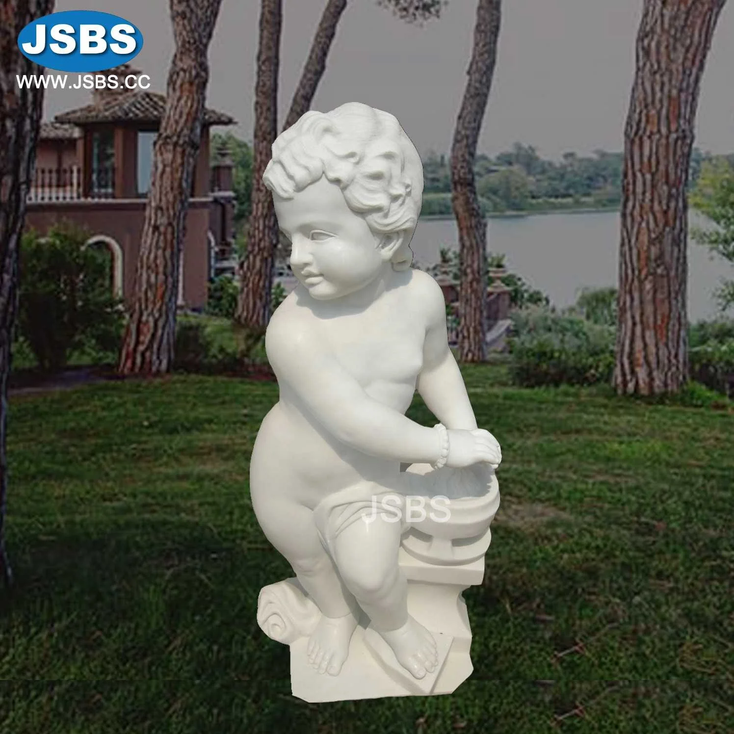 Marble Child Sculpture Naked Nude Boy Statues