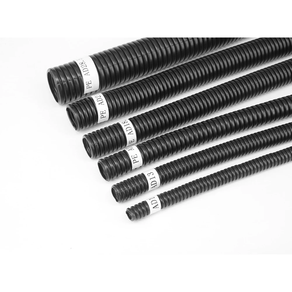 WZUMER, электрический провод, пластиковый гибкий шланг, полиэтиленовый гофрированный шланг, защитные трубы для моторов