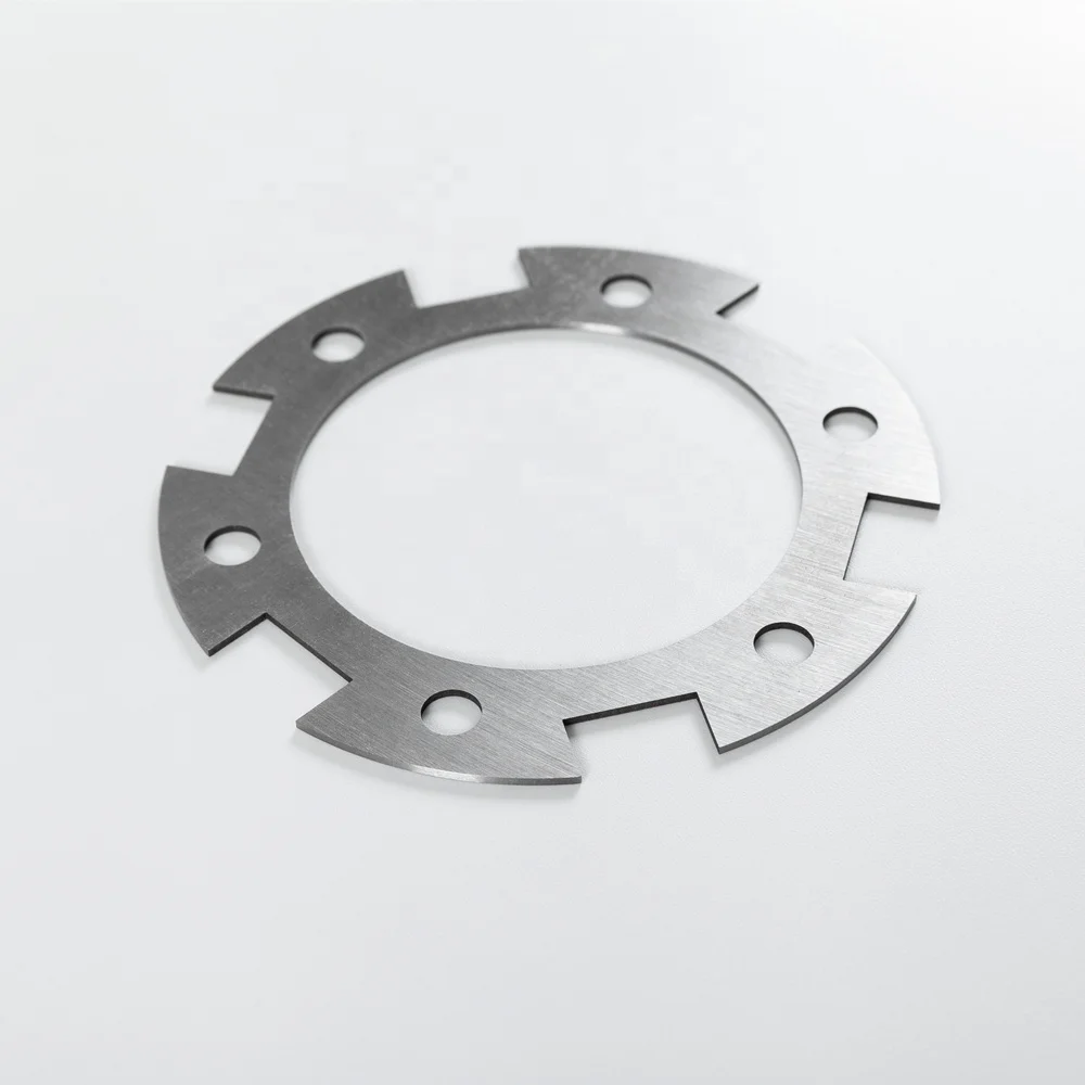 Custom 420 Stainless Steel Food Processing Blade Industrial Circular Cut Food Blade