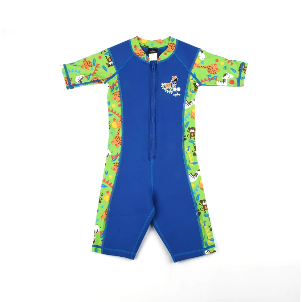 2.5mm Neoprene Kids Full Wetsuit, One Piece Swimsuit for Boys and Girls, Children Diving Suit with Back Zip for Swimming, Diving