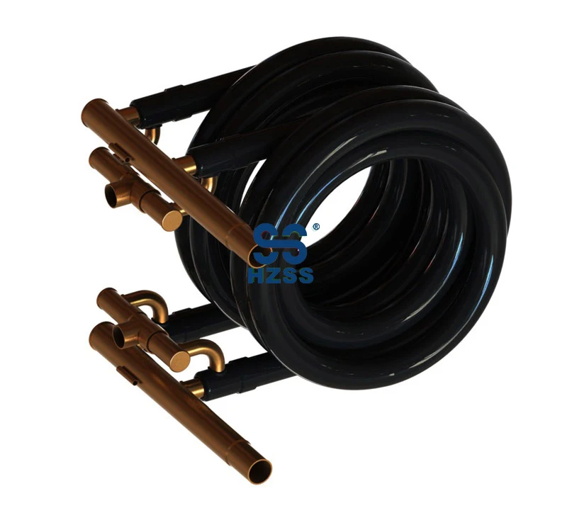 8HP Water loop water source heat pump unit coaxial heat exchanger