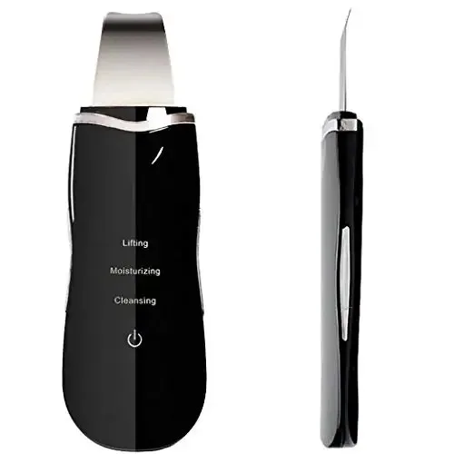 Portable Electric Facial Dead Skin Peeling Machine Professional Sonic Face Cleaning Spatula Ultrasonic Skin Scrubber