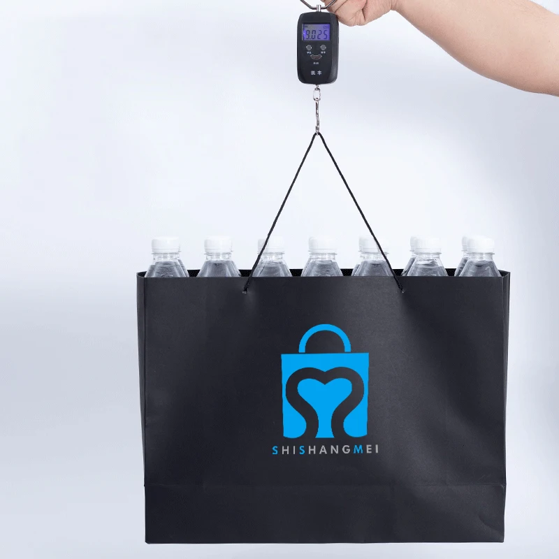 Custom clothing shoes cosmetics Shopping gift jewelry paper luxury packaging paper gift bags with handle your own logo