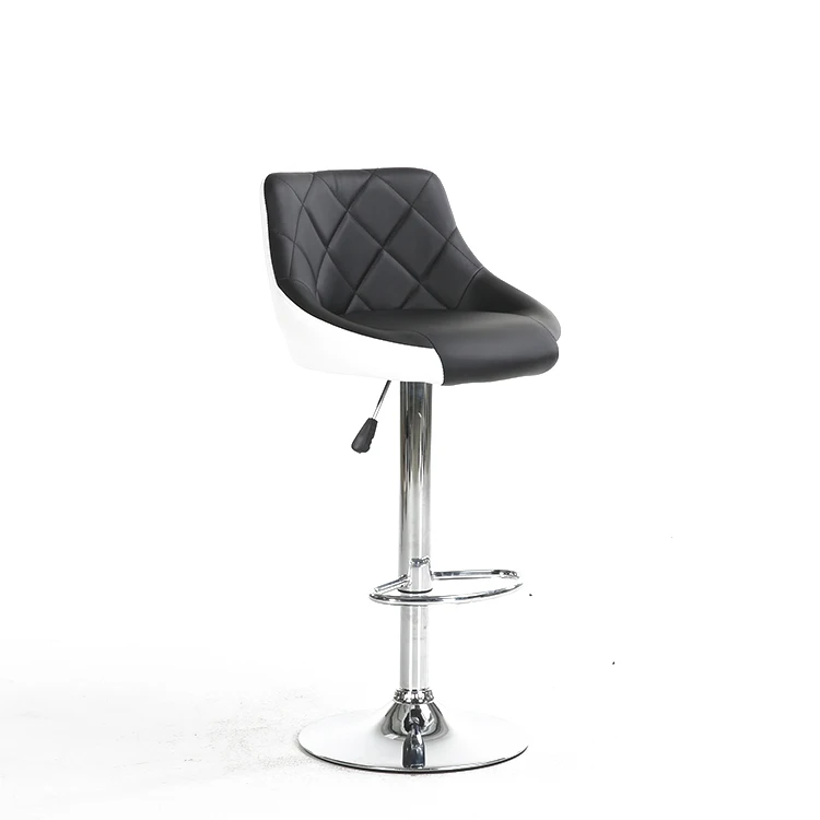 New design Commercial leather swivel rustic bar stool