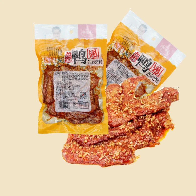 New Product hot Selling Dried Meat Snacks Wholesale of cooked food Sauce flavored duck wings