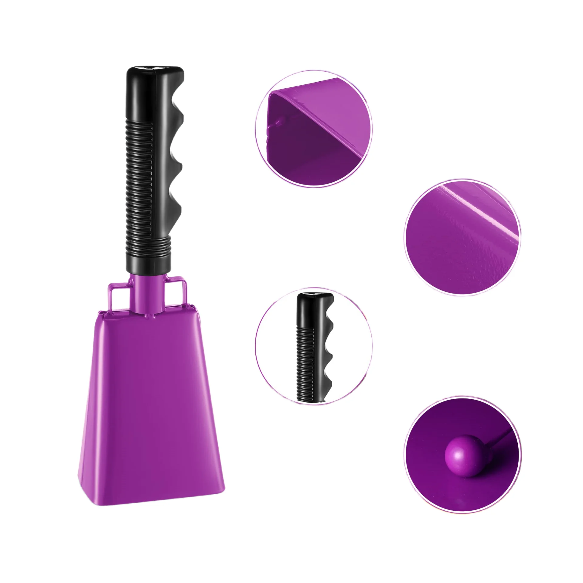 cow bell manufacturers supplier race merch for sports event football match Make a vibrant sound cow bell large