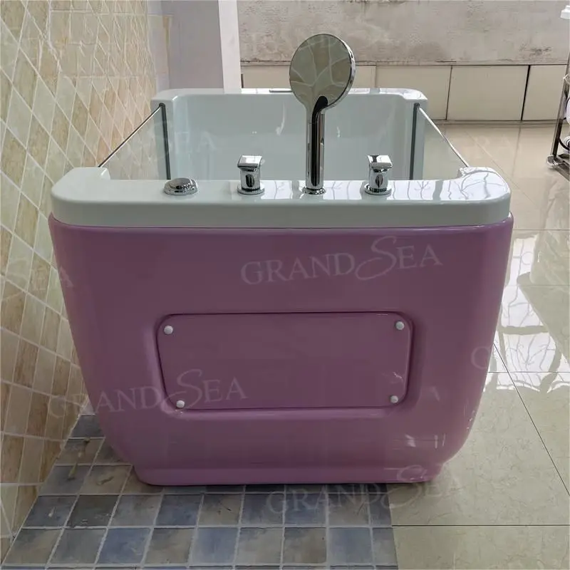 Freestanding Multifunctional Baby Bubble Ozone Massage Bathtub Hydrotherapy Massage Bathtub