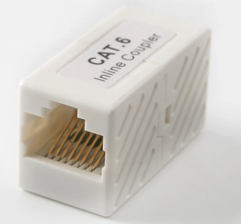 
UTP Cat5E Network Cable Female Connector LAN Cable Extension RJ45 Coupler cat5e Network module 