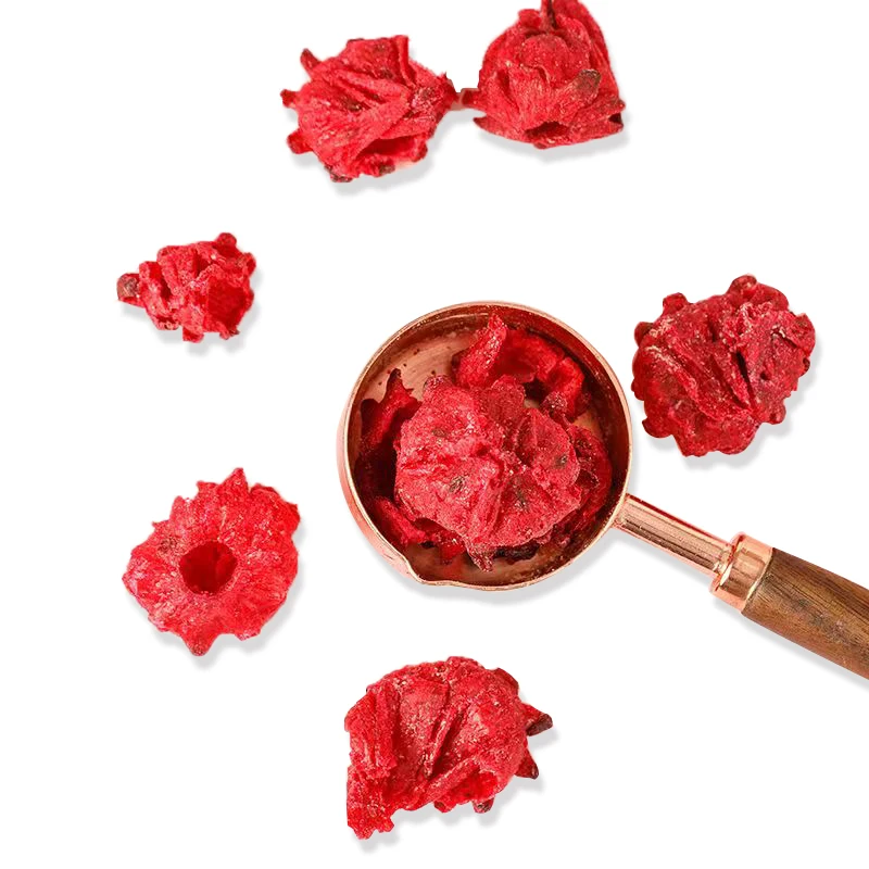 New Product Ready to Eat Vacuum Fried Dehydrated Dried Fruit Roselle Chips