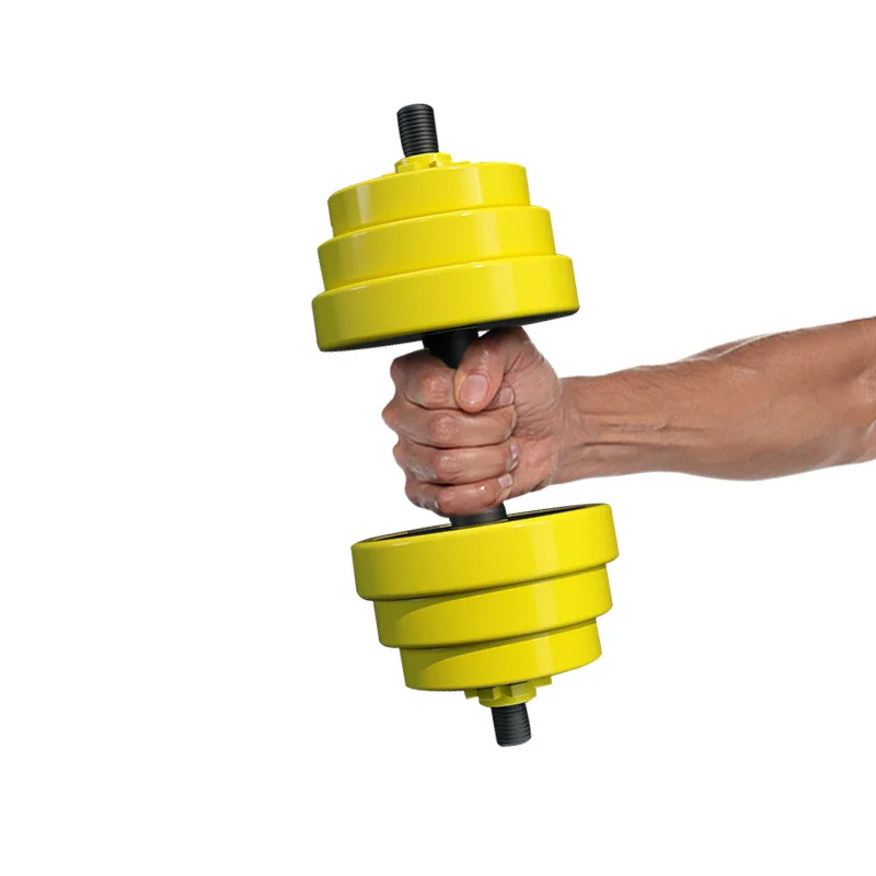 Adjustable Dumbbell Home Gym Equipment Combination Portable 10kg Dumbbell Set