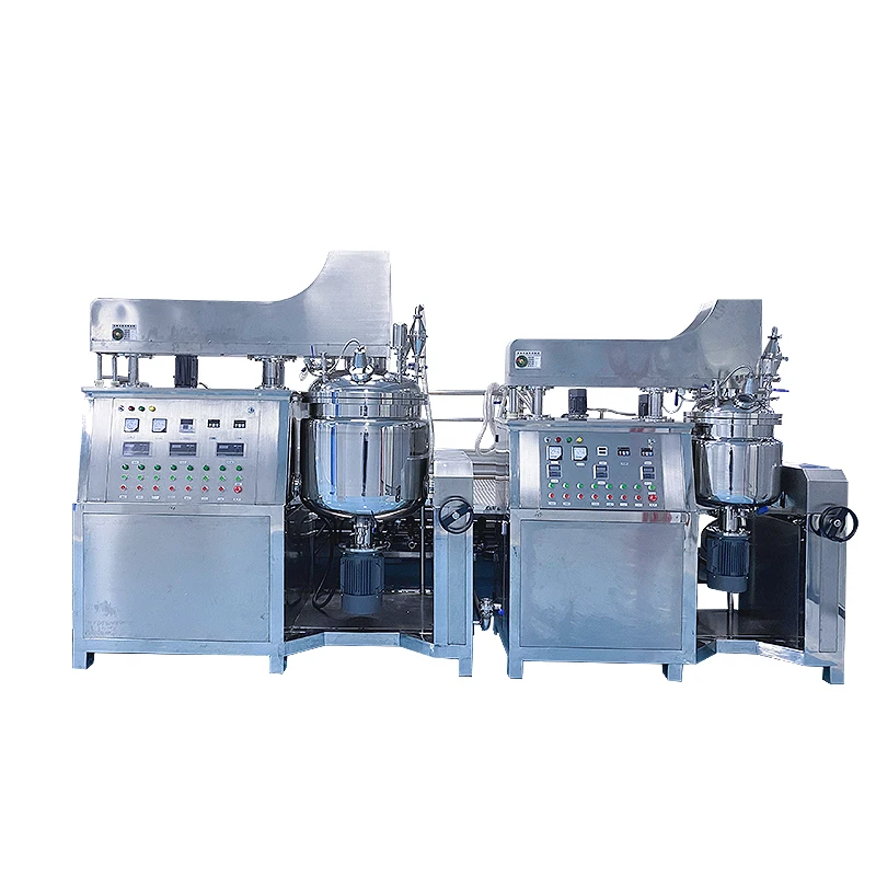 Vacuum mixing machine lab homogenizer