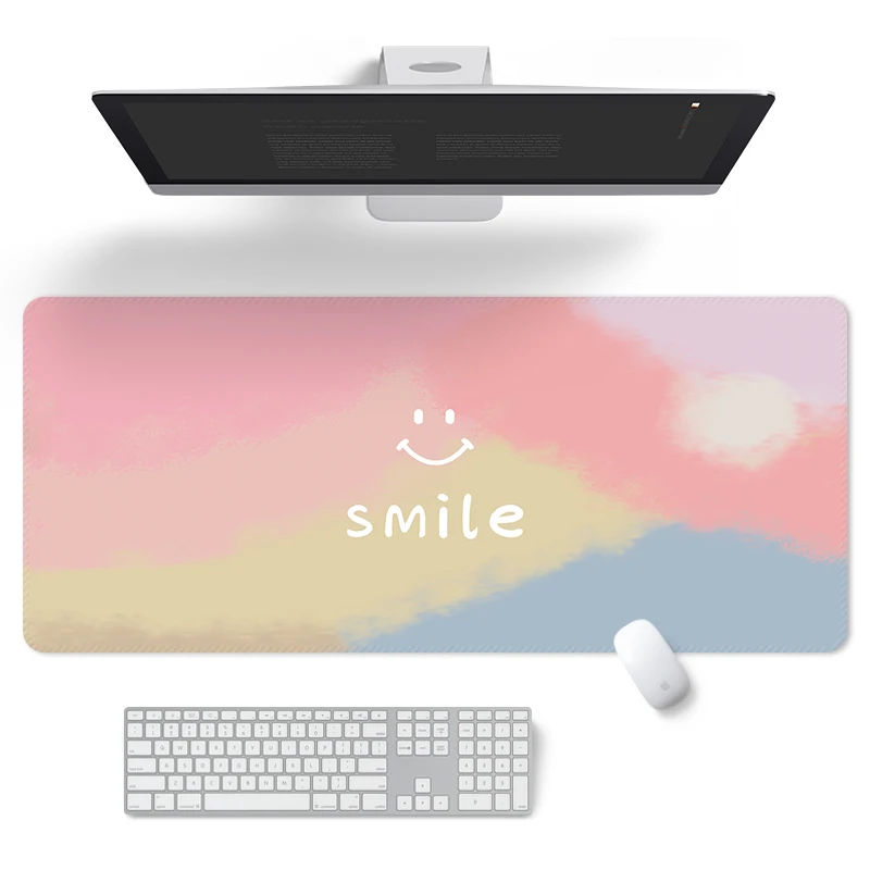 2025 LW Large Size Waterproof Computer Keyboard MousePads Custom Logo sublimation Mat Mouse Pad Extended Gaming Mouse Pads