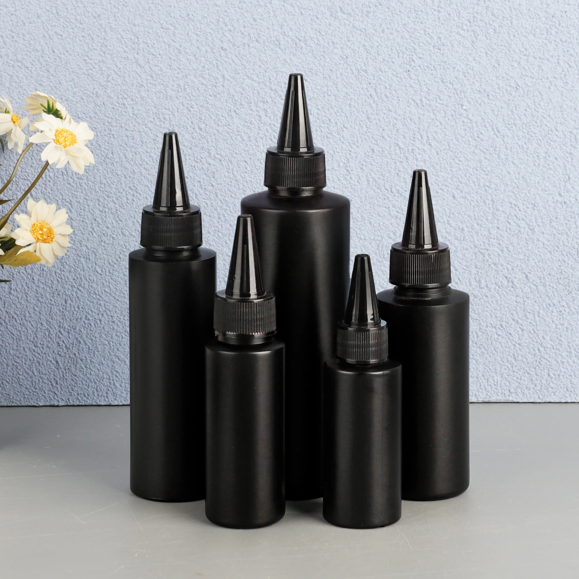 Factory wholesale black light AB glue plastic bottle UV drop glue distribution armored oil glue packaging needle bottle