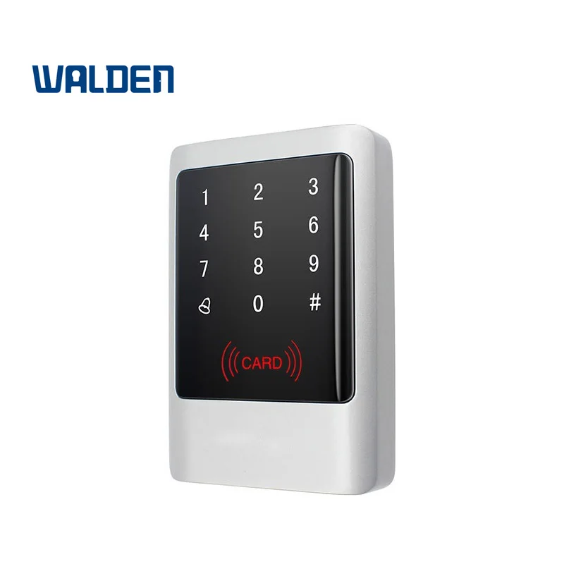 Wiegand металлический сенсорный экран Водонепроницаемый Открытый RFID карты клавиатура считыватель Автономный контроллер доступа