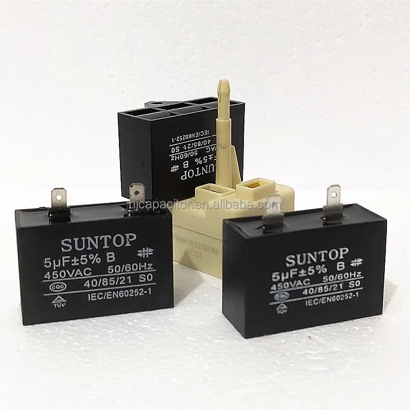 SH CBB61 Wires Capacitor 250V 3.5uF Cbb61 Super Capacitor For Fan