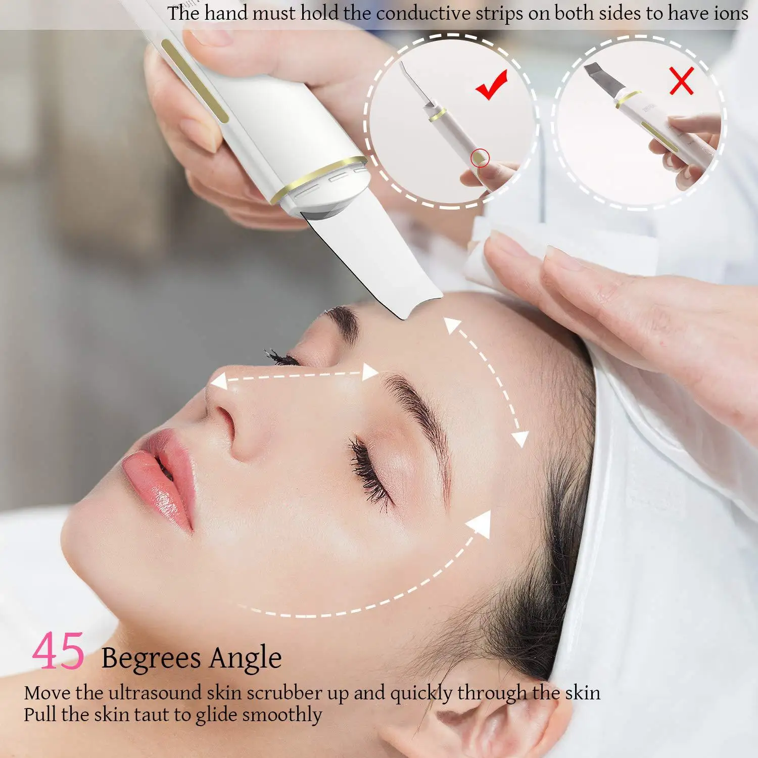 CPY01 New Wholesale Facial Skin Scrubber Spatula Portable Home Beauty Electric Skin Care Scrubber Cleansing Instrument