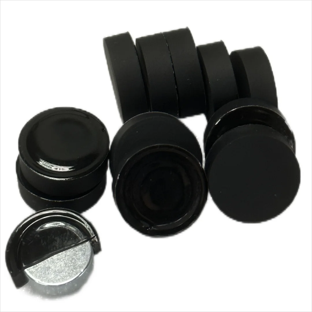 Custom High Quality Round Disc N52 Powerful NdFeB Composite Magnets Neodymium Ndfeb Waterproof Black Rubber Coated Magnets