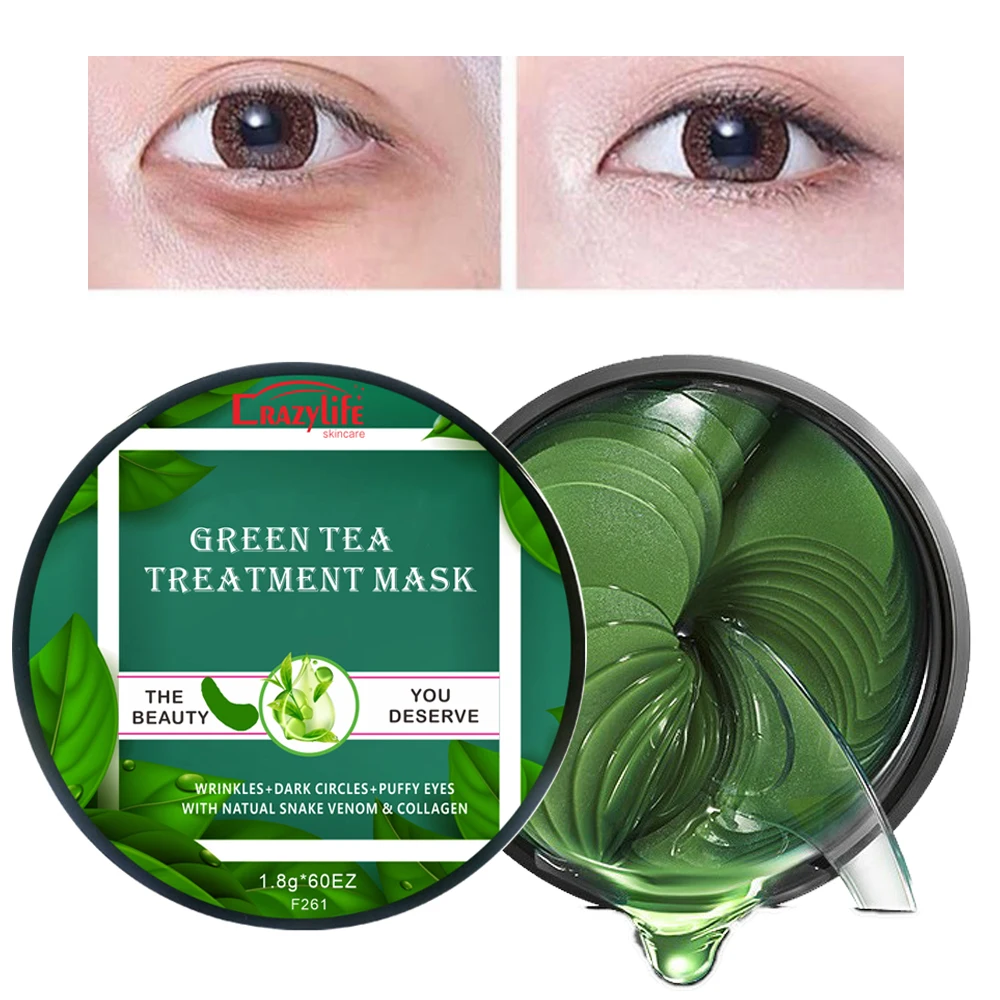 Snake Venom Eye Mask Anti-Aging patch Wrinkle eye patches collagen SYN-AKE Peptide eye bags 60 Pcs Anti-Puffiness