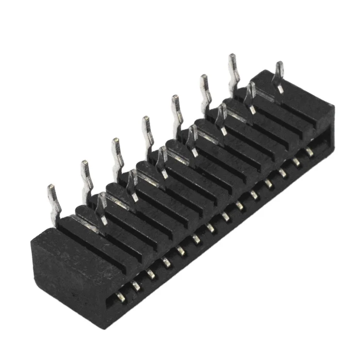 1.0mm Pitch Dual Contact Right Angle 90 Degree Side Entry NO-ZIF DIP Type FPC/FFC Connectors