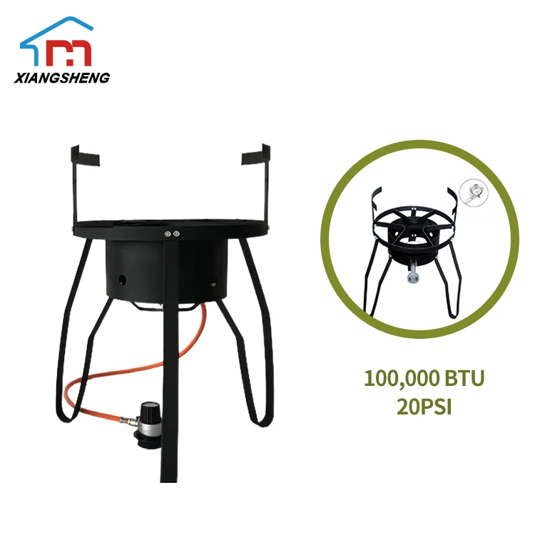 Уличная фритюрница из нержавеющей стали по заводской цене чайник для кипячения с газовой горелкой