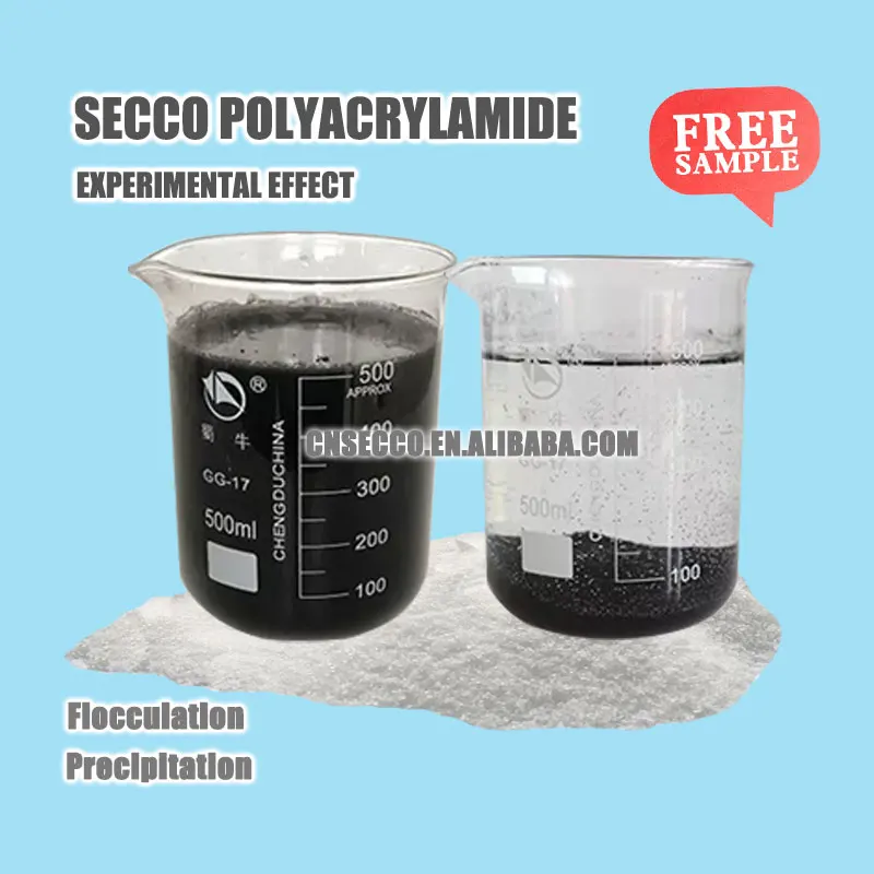 Chinese Manufacturer Chemical Flocculant Hydrolyzed Polyacrylamide Anionic Polymer Free Sample For Water Treatment