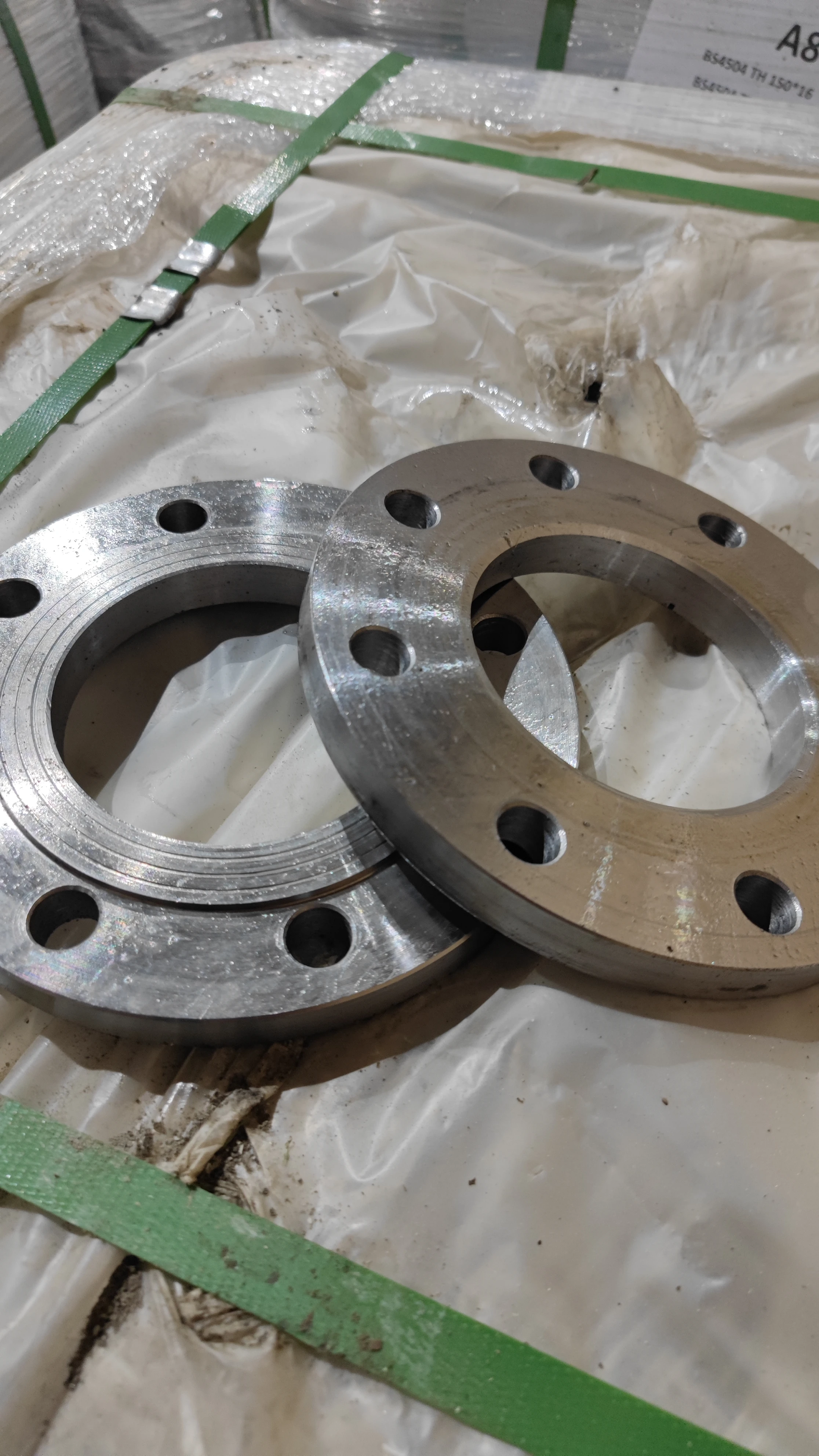 BS4504 PN16 PLRF Carbon Steel forging No Threaded With silk welding flat Flange Blind board DN200