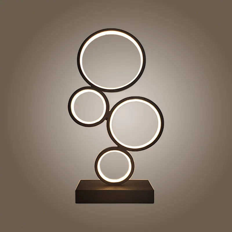 New home simple post-modern personality LED desk eye protection reading smart remote control dimming model room table lamp