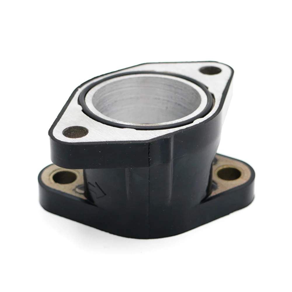 Black Rubber Carburetor Manifold Interface Intake Pipe Adapter For Yamaha Warrior 350 YFM350X