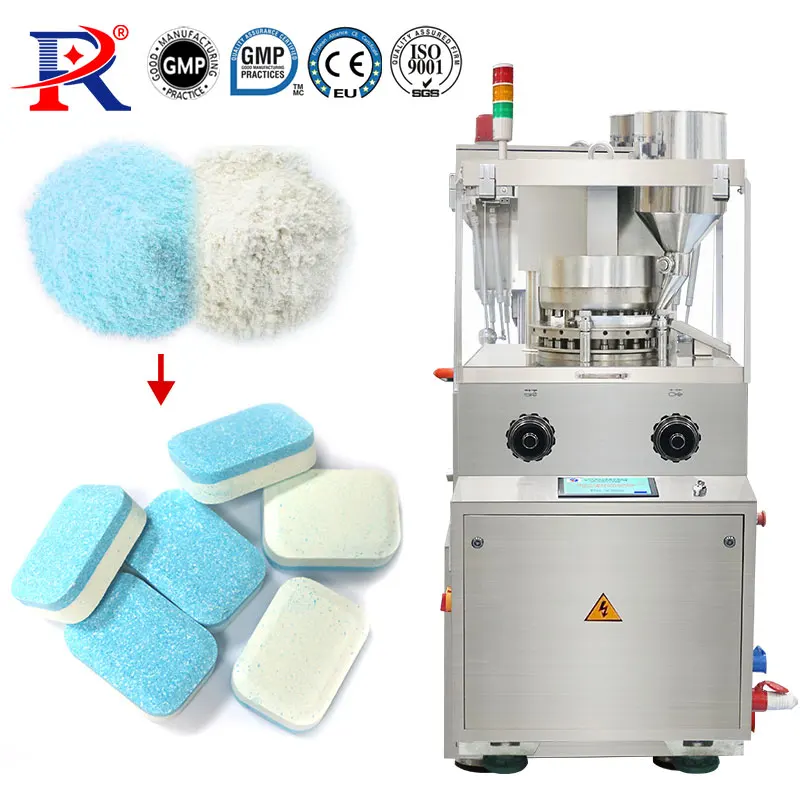 Zp 20  Large Size High Speed Automatic Rotary Pill Maker Health Care Milk Candy Effervescent  Tablet Compression Press Machine