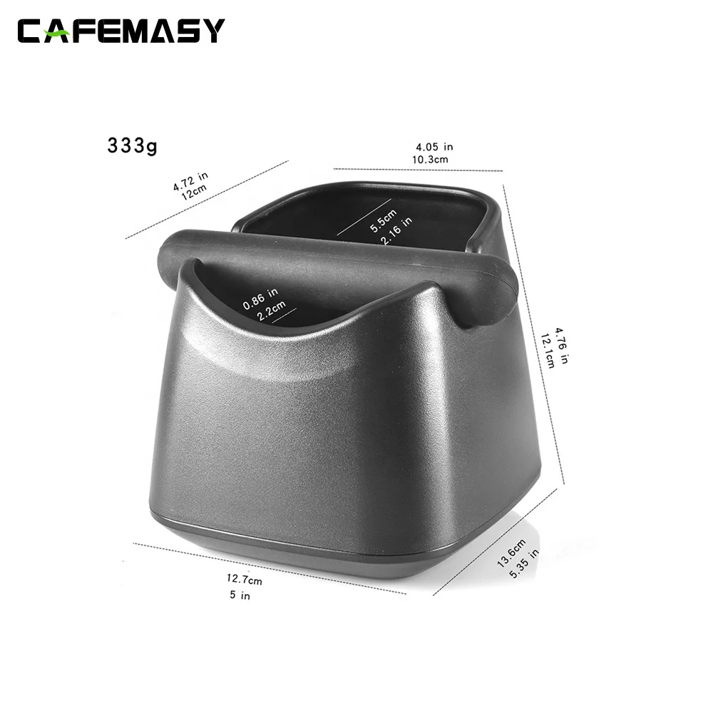 Coffee Accessories ABS Plastic Mini Knock Box Espresso Dump Bin Espresso Coffee Knock Box