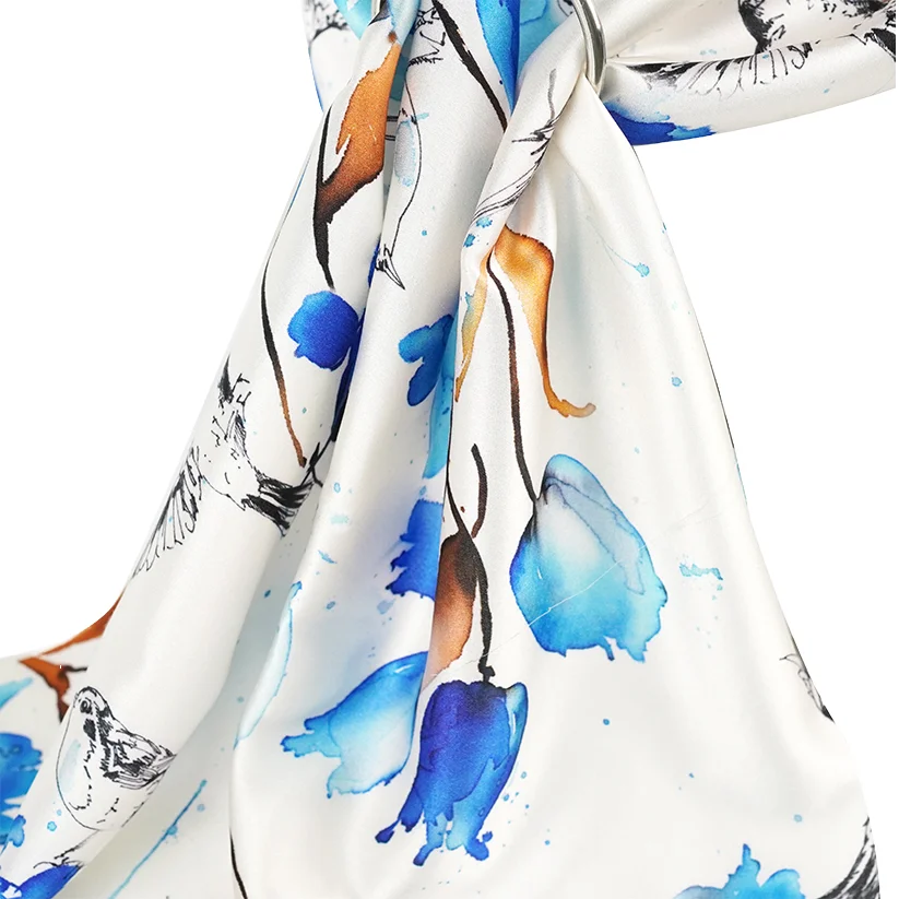 Italian Style Elegant Ladies Cheongsam Dress Red Color Silk Satin Inkjet Digital Printing Fabric Selection Shirt Design