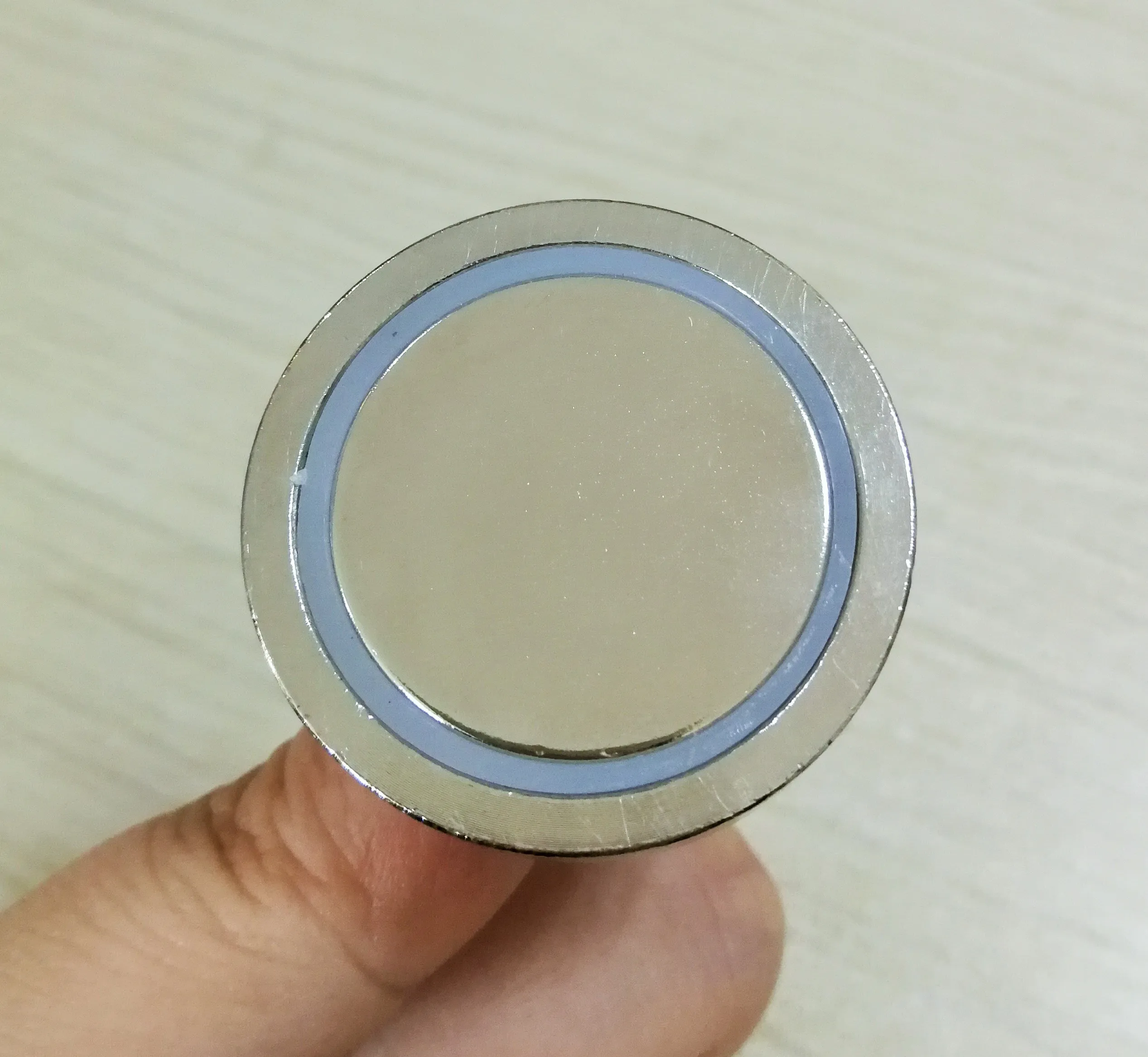 Dia.36mm 1/4-20 studded magnet pot magnet holder with rubber cap